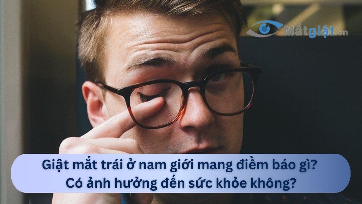 giật mắt trái ở nam