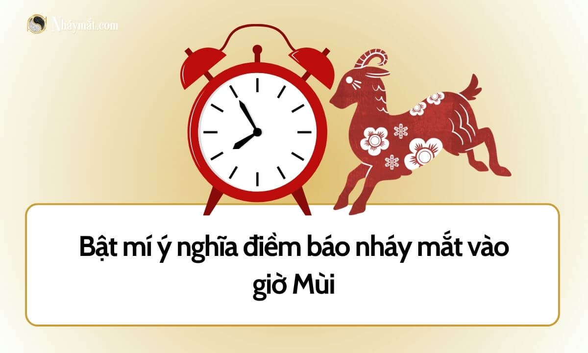 Bật mí ý nghĩa điềm báo nháy mắt vào giờ Mùi