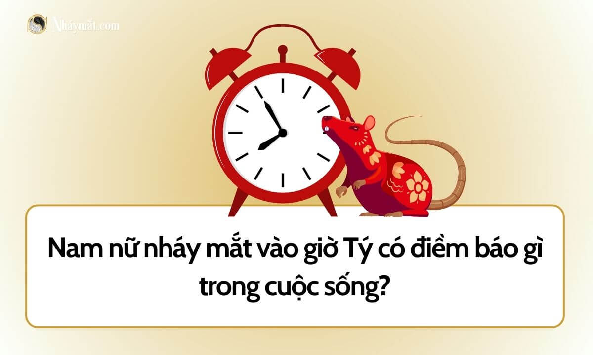 Nam nữ nháy mắt vào giờ Tý có điềm báo gì trong cuộc sống?